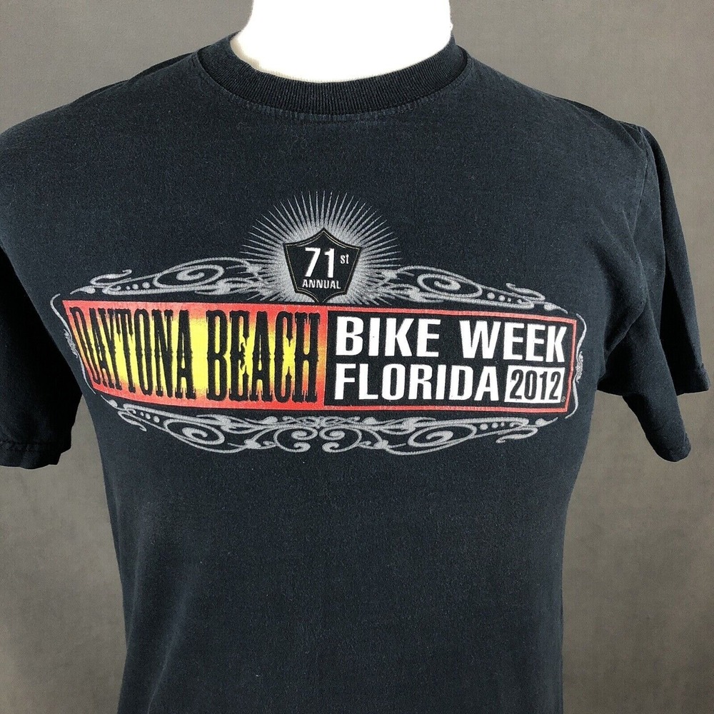 71st Daytona Beach Bike Week 2012 T-Shirt Size Medium Motorcycle Rally Florida - Picture 6 of 7
